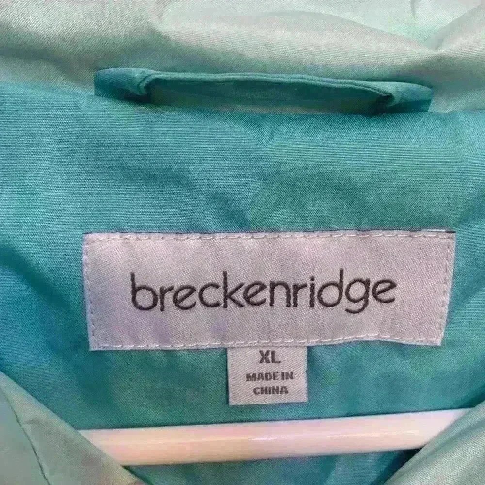 Brekenridge teal/aqua lightweight winter jacket Size XL snowboarding skiing - Picture 2 of 8